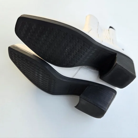 Vagabond Simone White Leather Boots Size 38 Size 8 - Picture 14 of 15